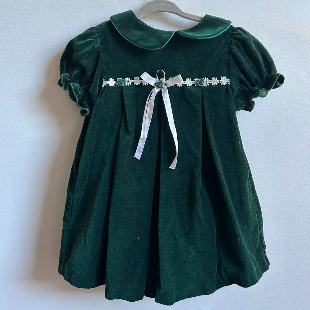 Velvet Green Dress